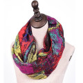 winter fall autumn spring womens summer lady floral viscose tribal scarf infinity Snood loop circle scarf